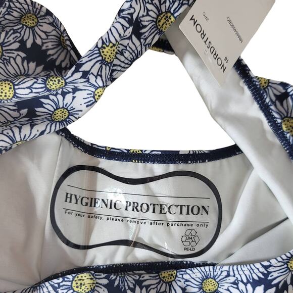 Melrose and Market Navy Peacoat Daisy Bikini Summer Poolside Girls 16 NWT - Picture 4 of 6